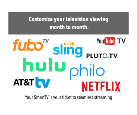 images of streaming TV icons